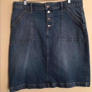 Chaps Denim Skirt